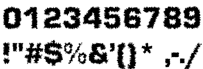 Shokkking Medium Font OTHER CHARS