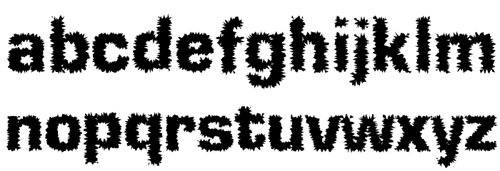 Shokkking Medium Font LOWERCASE
