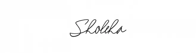 Sholeha  Frei Schriftart Herunterladen