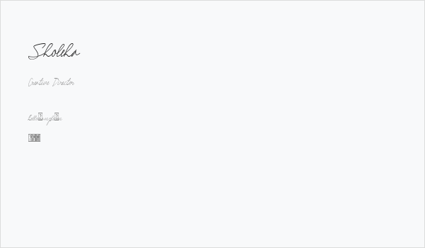 Sholeha Business Card