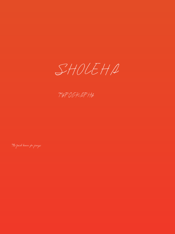 Sholeha Poster