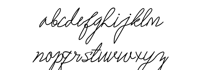 Sholeha Font LOWERCASE