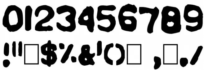 Sholes & Glidden Font OTHER CHARS