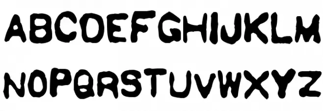 Sholes & Glidden Font LOWERCASE