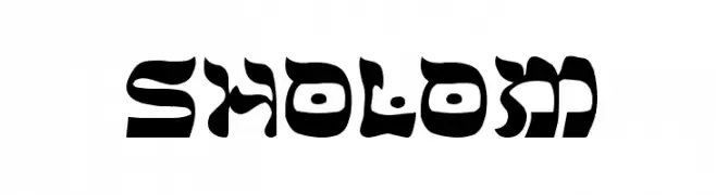 Sholom  Frei Schriftart Herunterladen