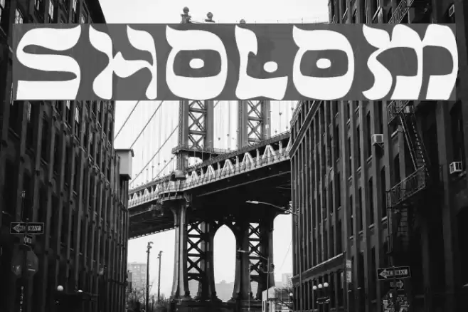 Sholom Font examples