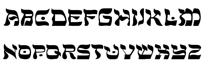 Sholom Font LOWERCASE