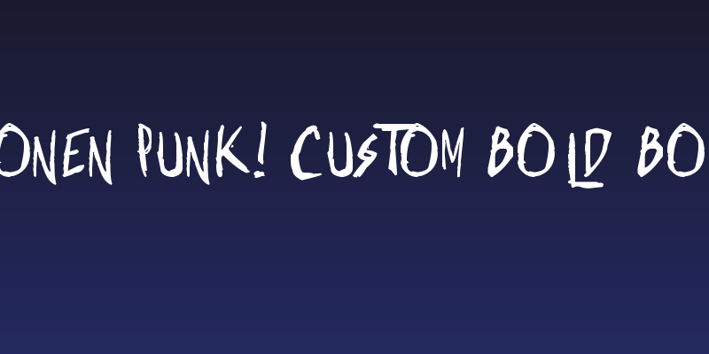 Shonen Punk! Custom Bold Bold Social Header