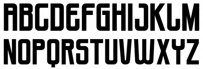 Shooket Trial Regular Font Litere mari