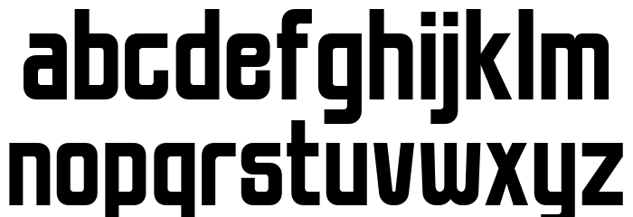 Shooket Trial Regular Caratteri MINUSCOLO