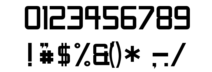 ShoomVertical Normal Font OTHER CHARS