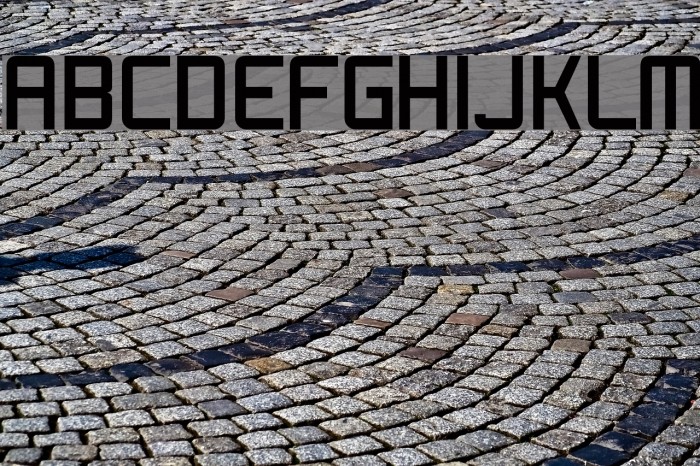 ShoomVertical Normal Font examples