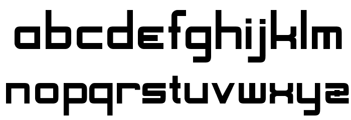 ShoomVertical Normal Font LOWERCASE