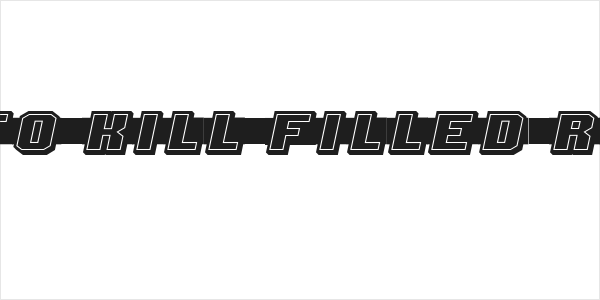 Shoot to Kill Filled Regular Logo