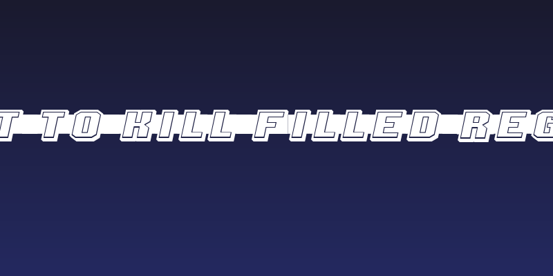 Shoot to Kill Filled Regular Social Header