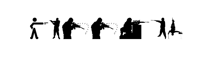 Shooter  フリーフォントのダウンロード