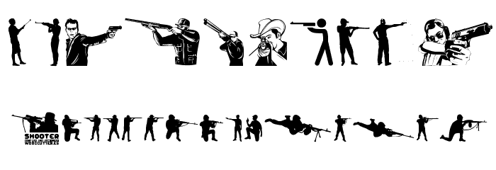 Shooter Font OTHER CHARS