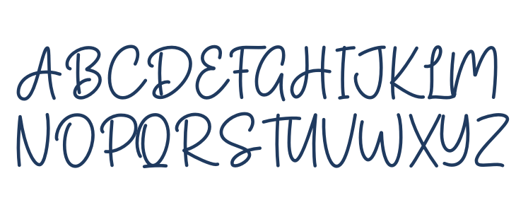 Shooting Star Uppercase