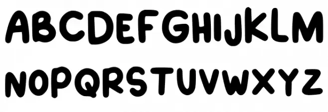 Shopchyumi Hnd Regular خط أحرف كبيرة