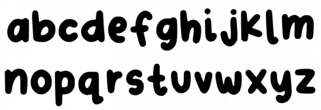 Shopchyumi Hnd Regular خط أحرف صغيرة