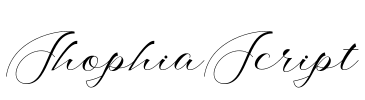 ShophiaScript  baixar fontes gratis