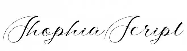 ShophiaScript  Free Fonts Download
