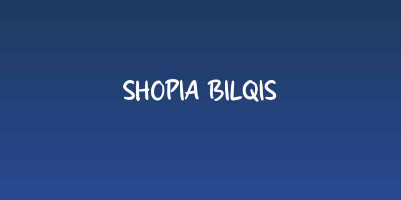 Shopia Bilqis Social Header