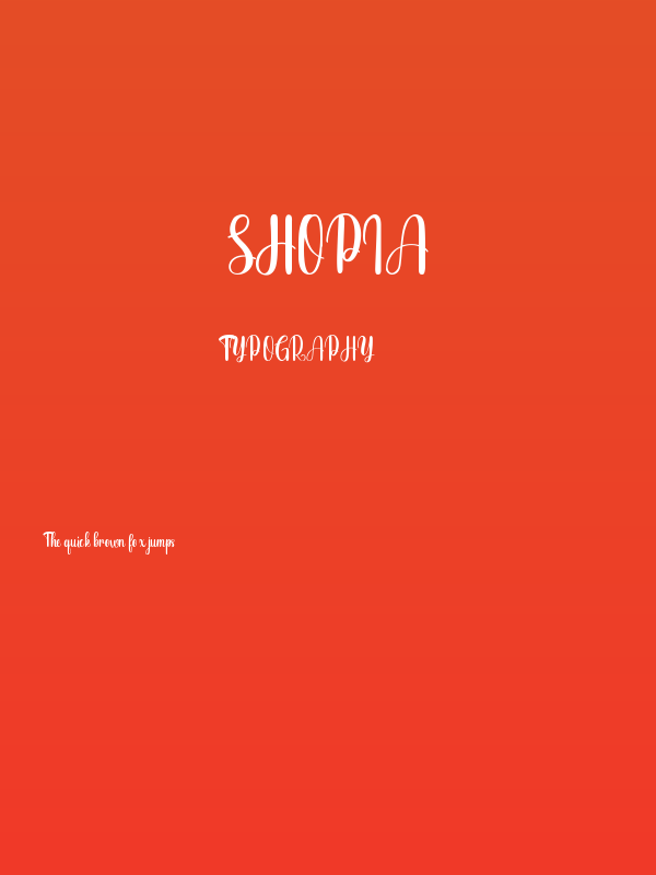 Shopia Poster