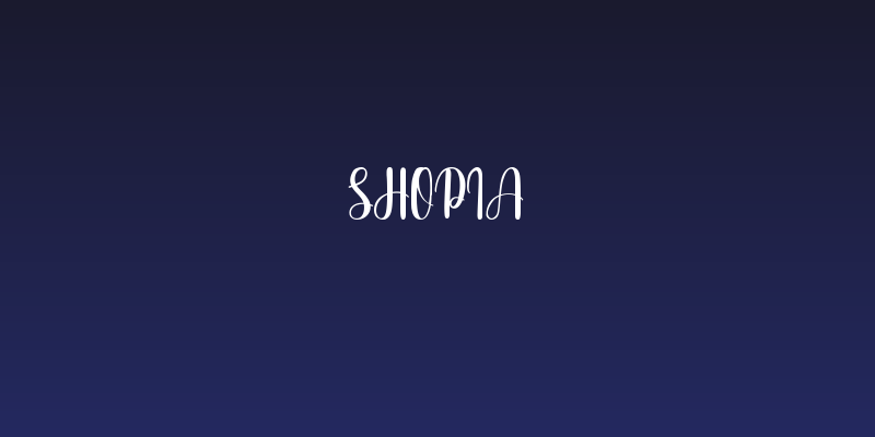 Shopia Social Header