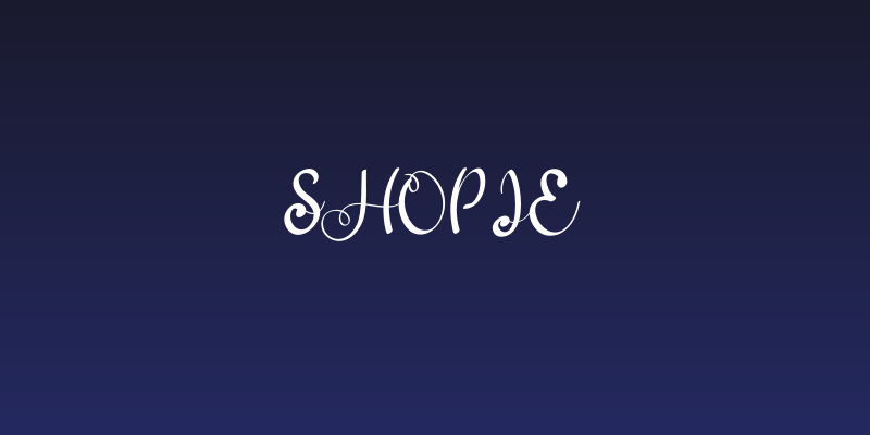 Shopie Social Header