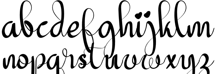 Shopie Font LOWERCASE