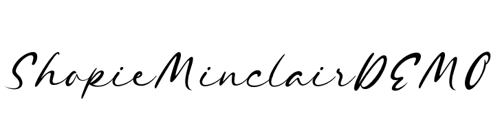 ShopieMinclairDEMO  baixar fontes gratis