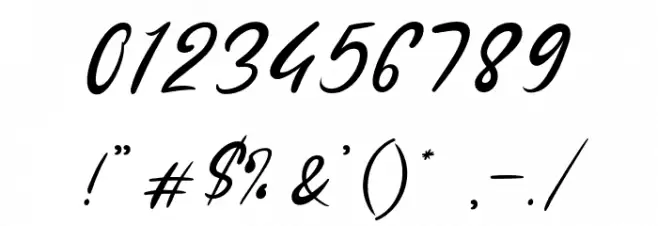 ShopieMinclairDEMO Font OTHER CHARS