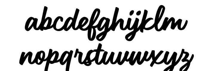 Shopie Font LOWERCASE