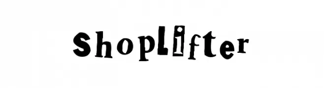 Shoplifter  Frei Schriftart Herunterladen