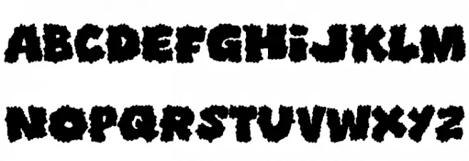 Shoplifters unite Schriftart Groß