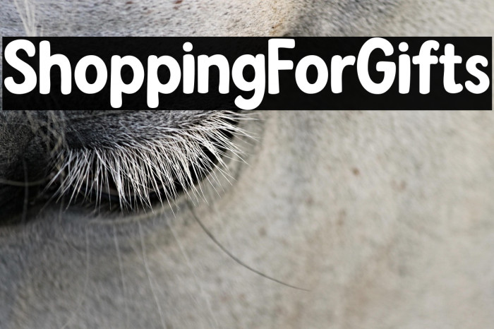 Shopping For Gifts Example 2