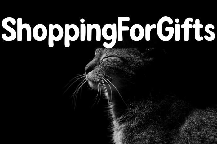 Shopping For Gifts Example 3