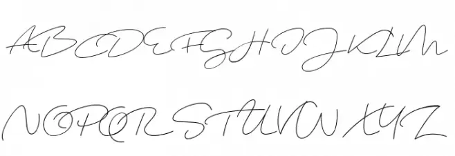 Shopping List Demo Schriftart Groß