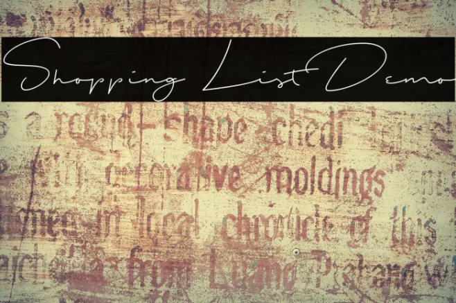Shopping List Demo Example 2