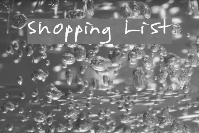 Shopping List Polices examples
