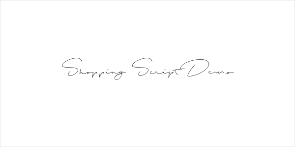Shopping Script Demo Logo