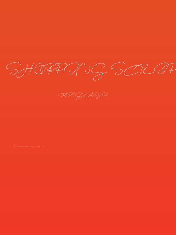 Shopping Script Demo Poster