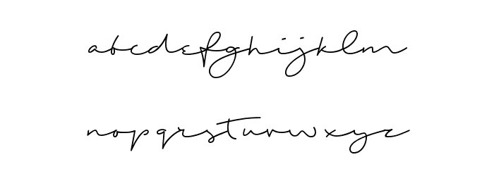 Shopping Script Demo Font LOWERCASE