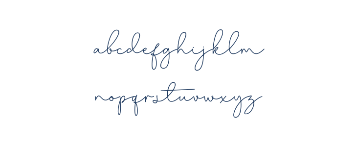 Shopping_Font_Script Lowercase