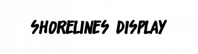 Shorelines Display フォント