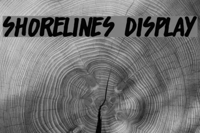 Shorelines Display フォント examples