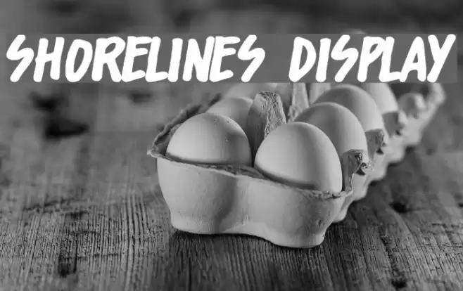 Shorelines Display フォント examples