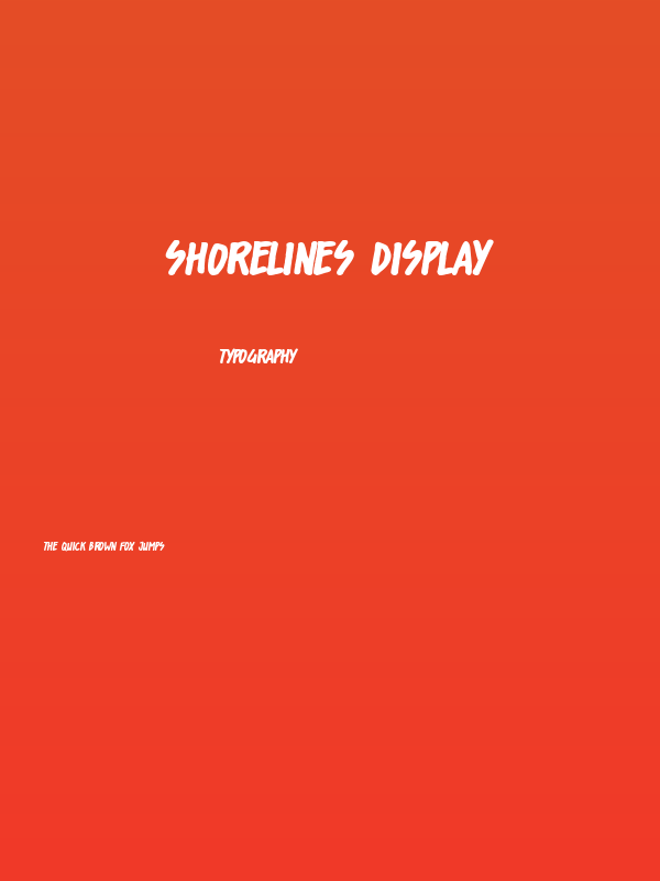 Shorelines Display Poster