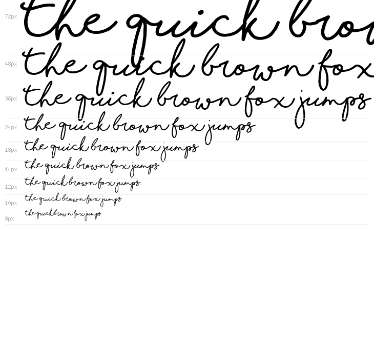 Shorelines Script Bold Waterfall